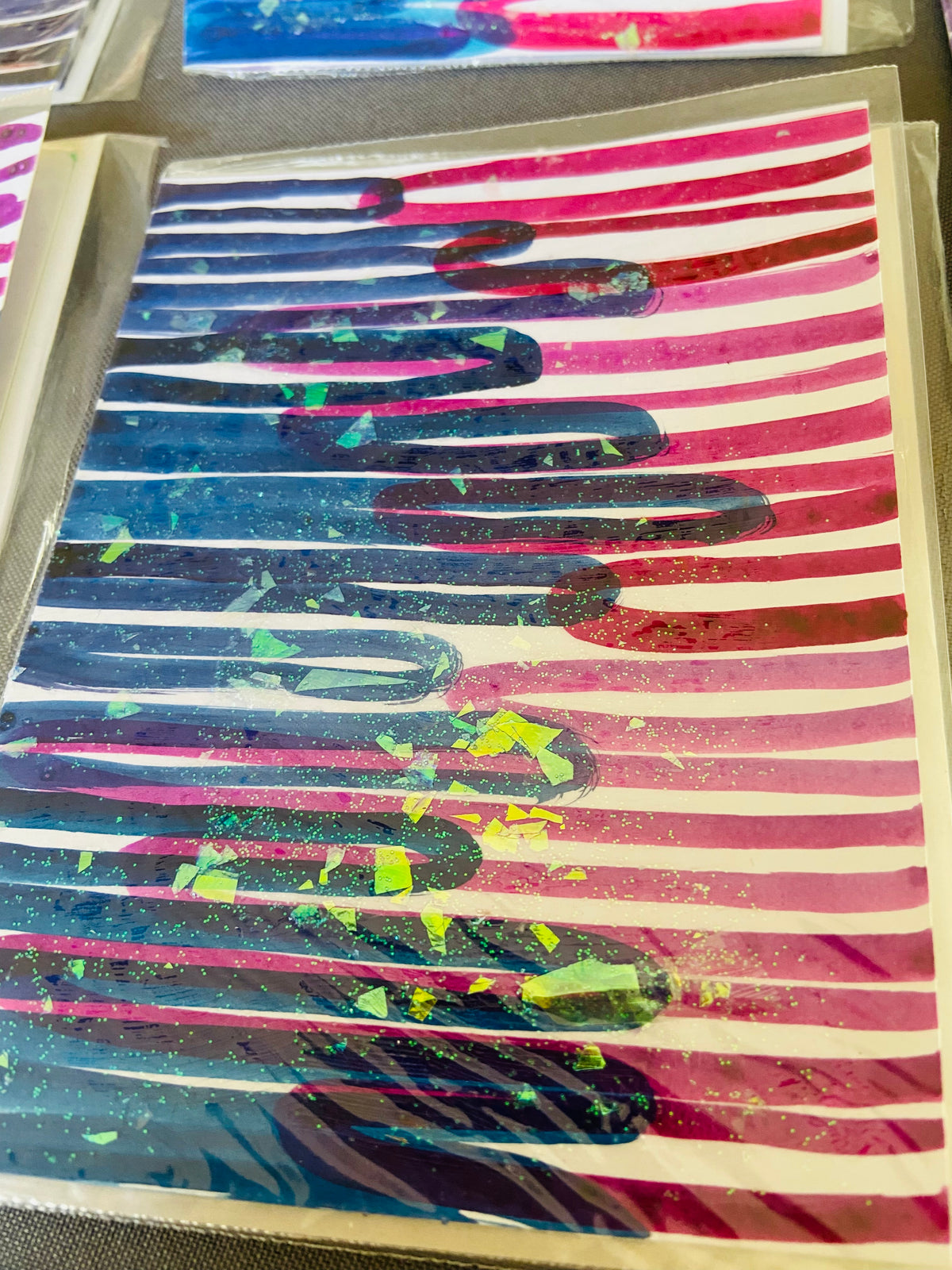 Hand Painted Greeting Cards: 5-pack