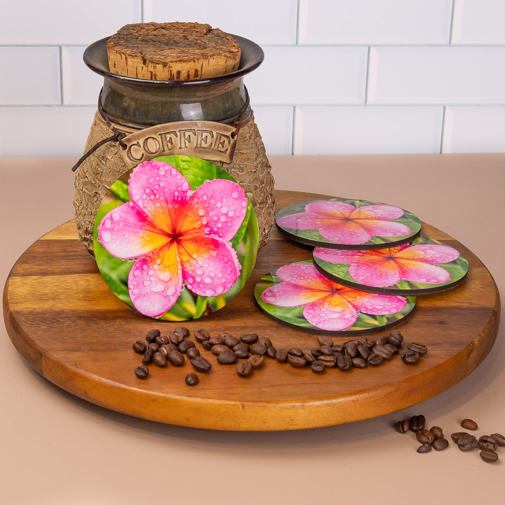 Coasters - Set of 4 - Garden Flowers - Photographic Artworks