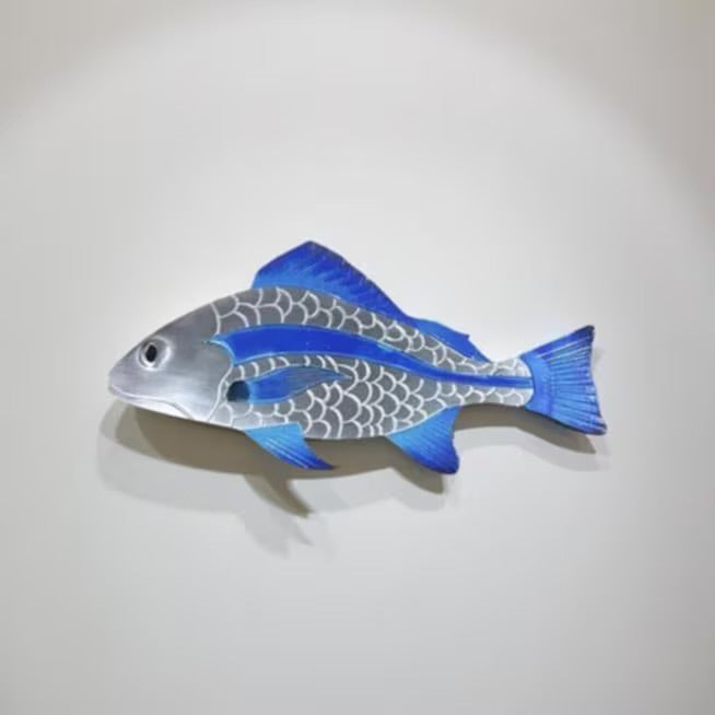 Father’s Day gift . Handmade metal fish wall hanging