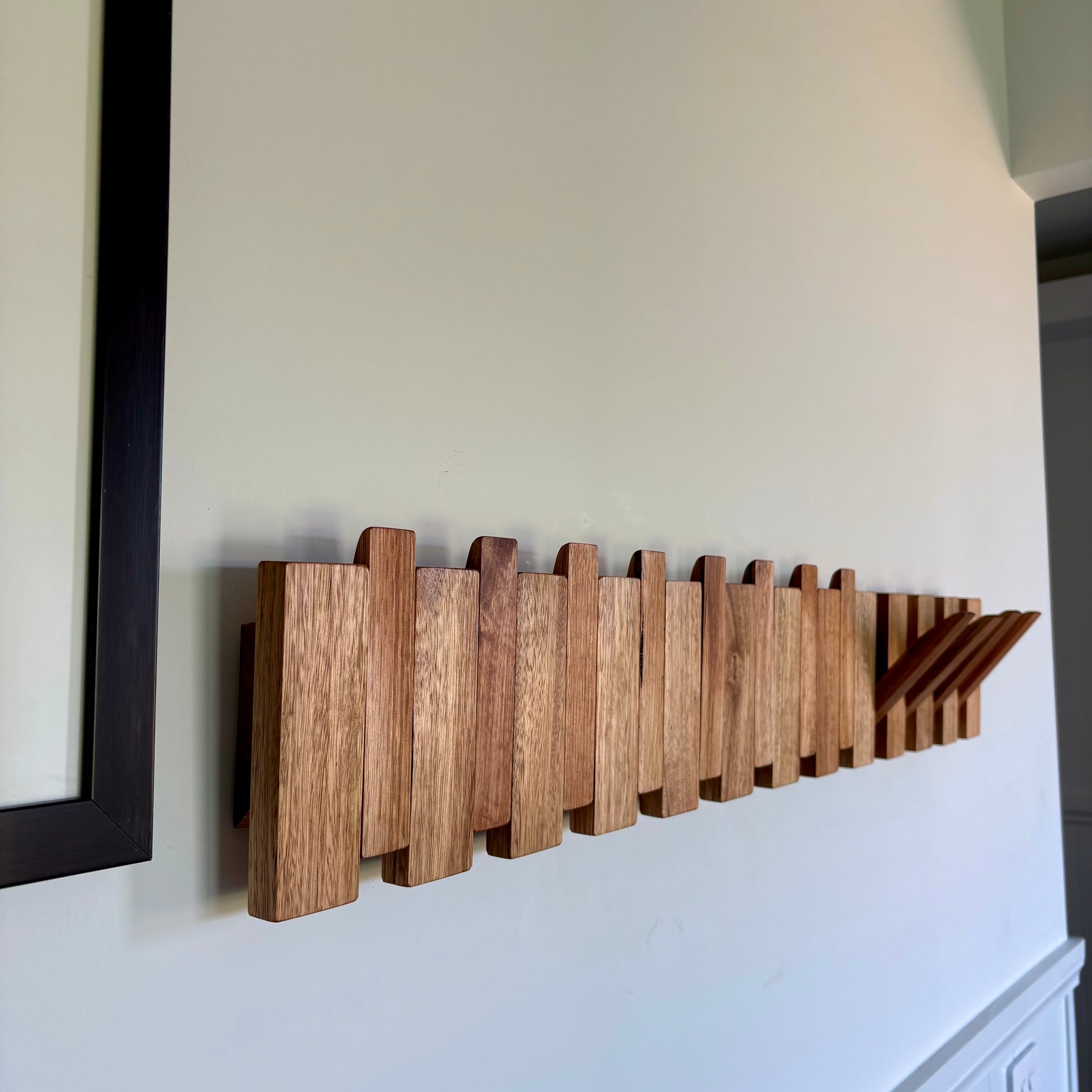 No.2 Tasmanian oak Piano style Coatrack