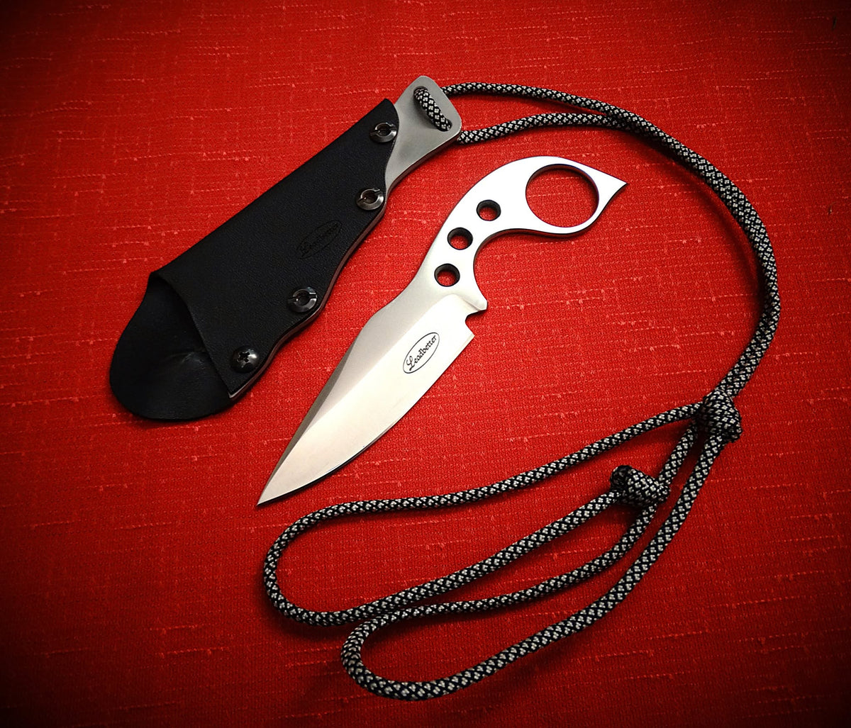 Neck knife fixed blade utility camping outdoor knife blade