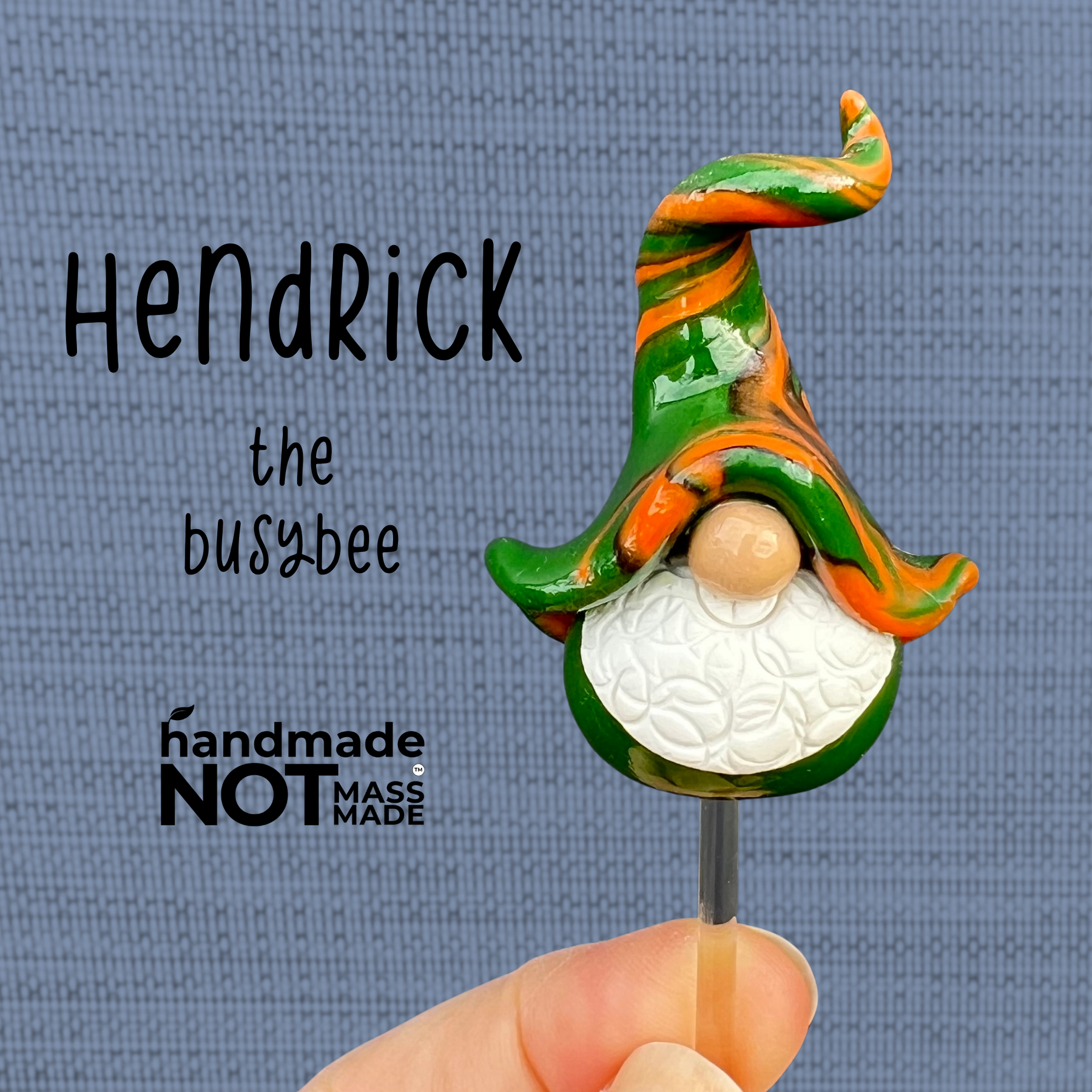 Whimsical gnome trio - Hendrick, Aspel & Dot