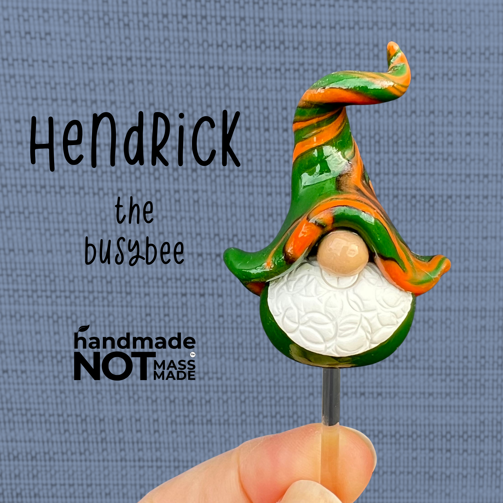 Whimsical gnome trio - Hendrick, Aspel & Dot