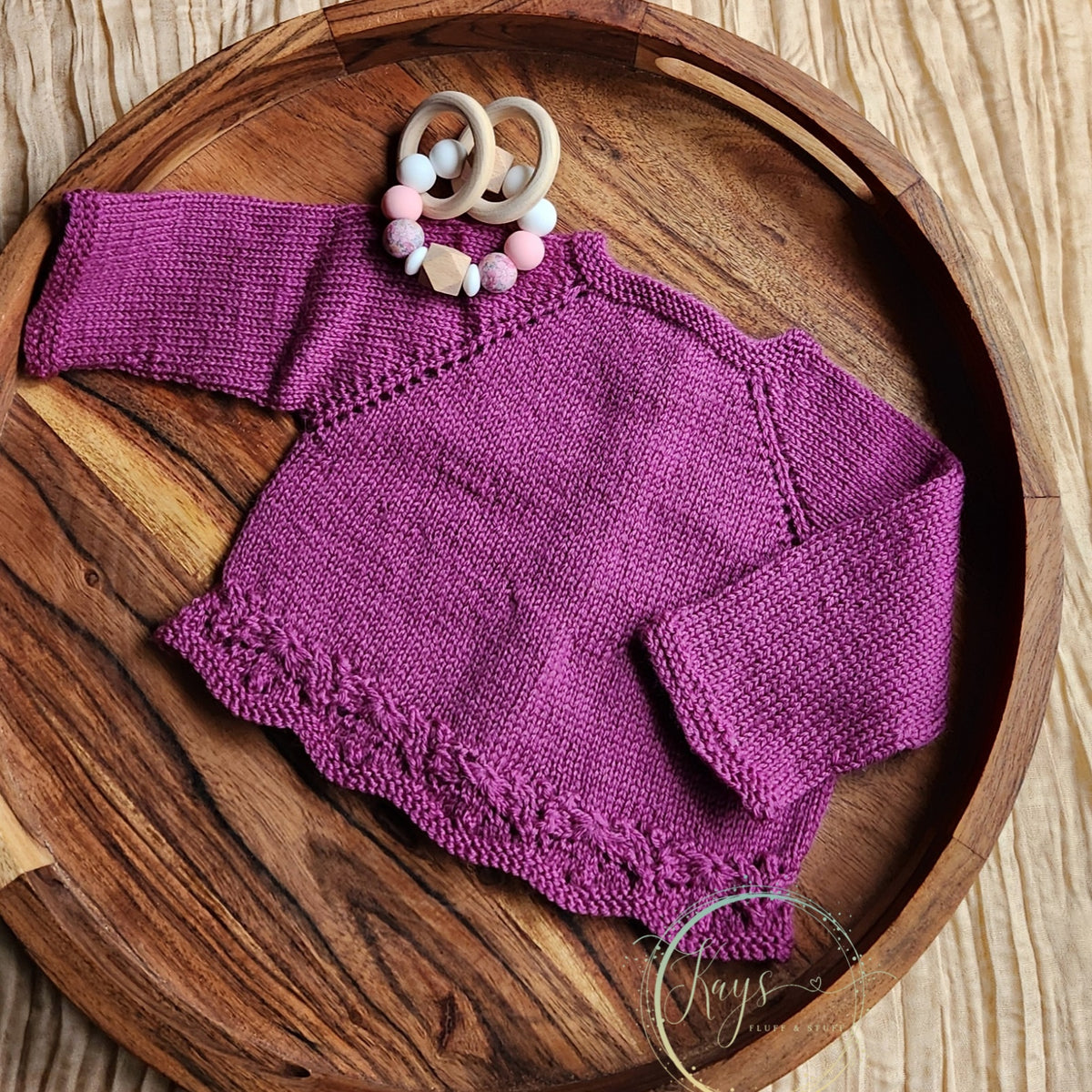Handknit Baby Jacket | Newborn Gift