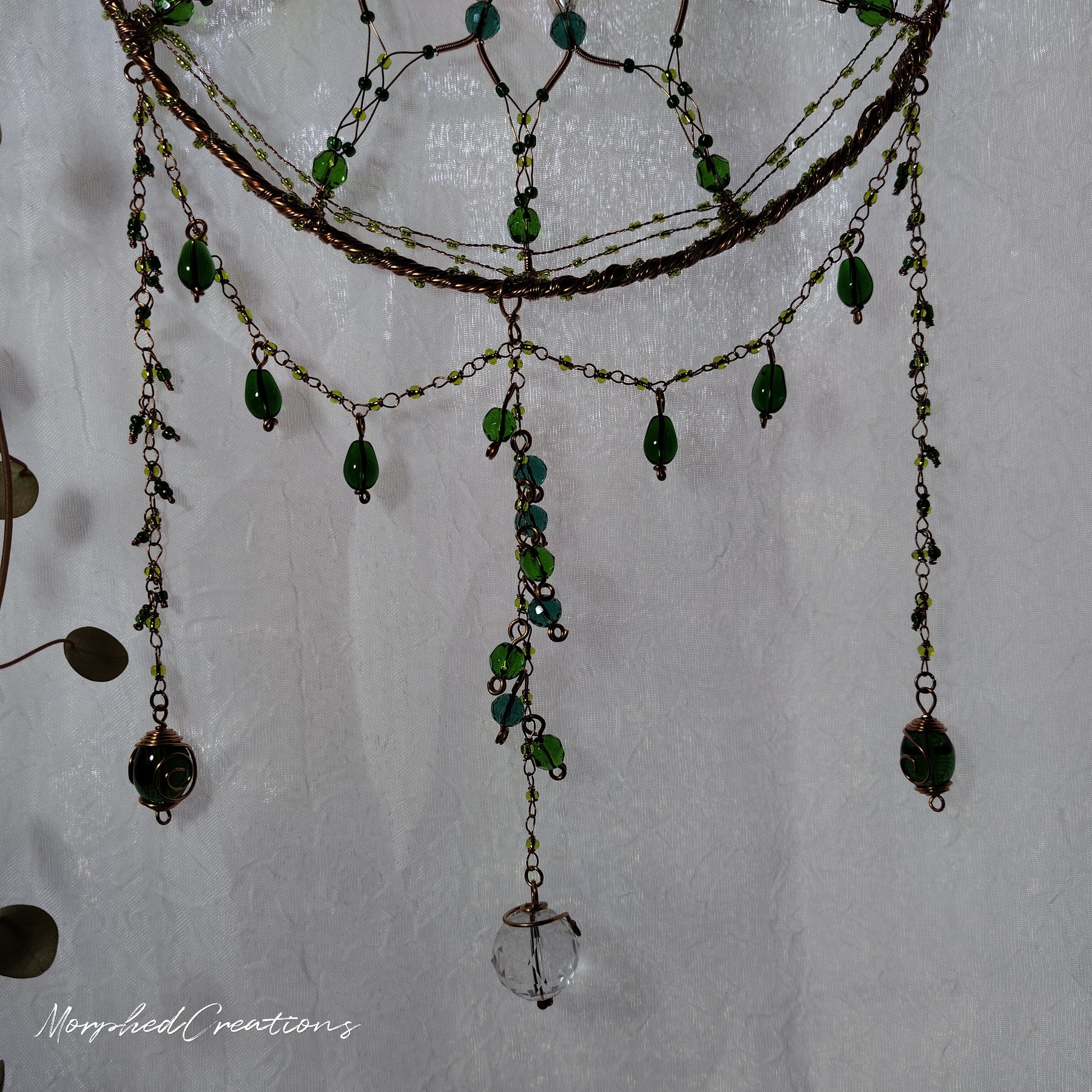 Large dream catcher styled sun catcher