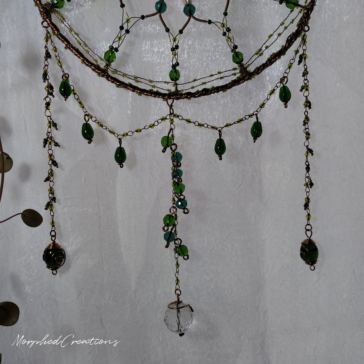 Large dream catcher styled sun catcher