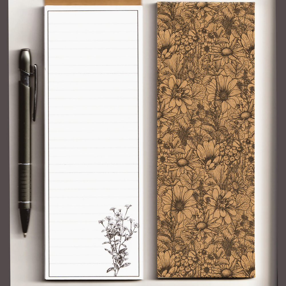 WILDFLOWER ECO LIST PAD - NOTEPAD