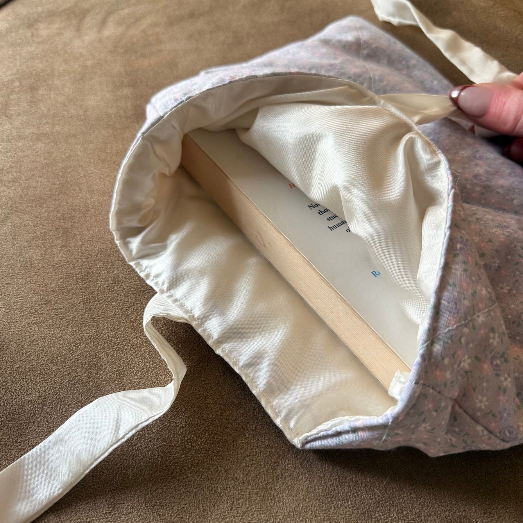 Handmade Vintage Floral Book Sleeve