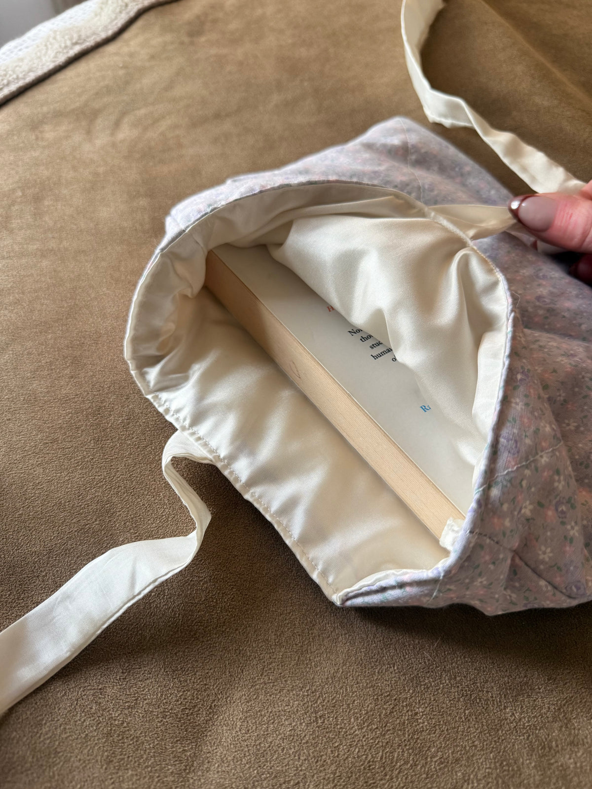 Handmade Vintage Floral Book Sleeve