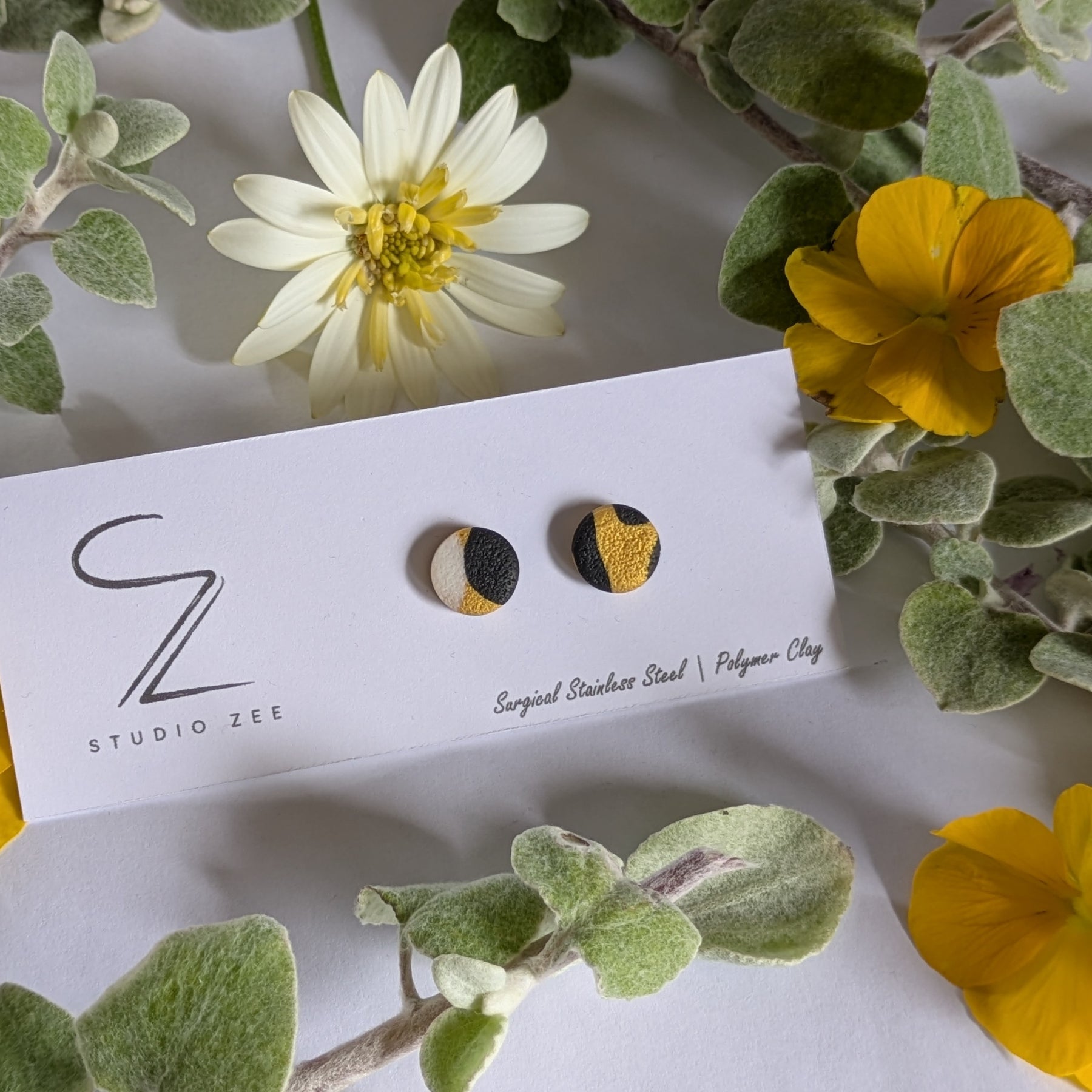 Colourful Stud Earrings