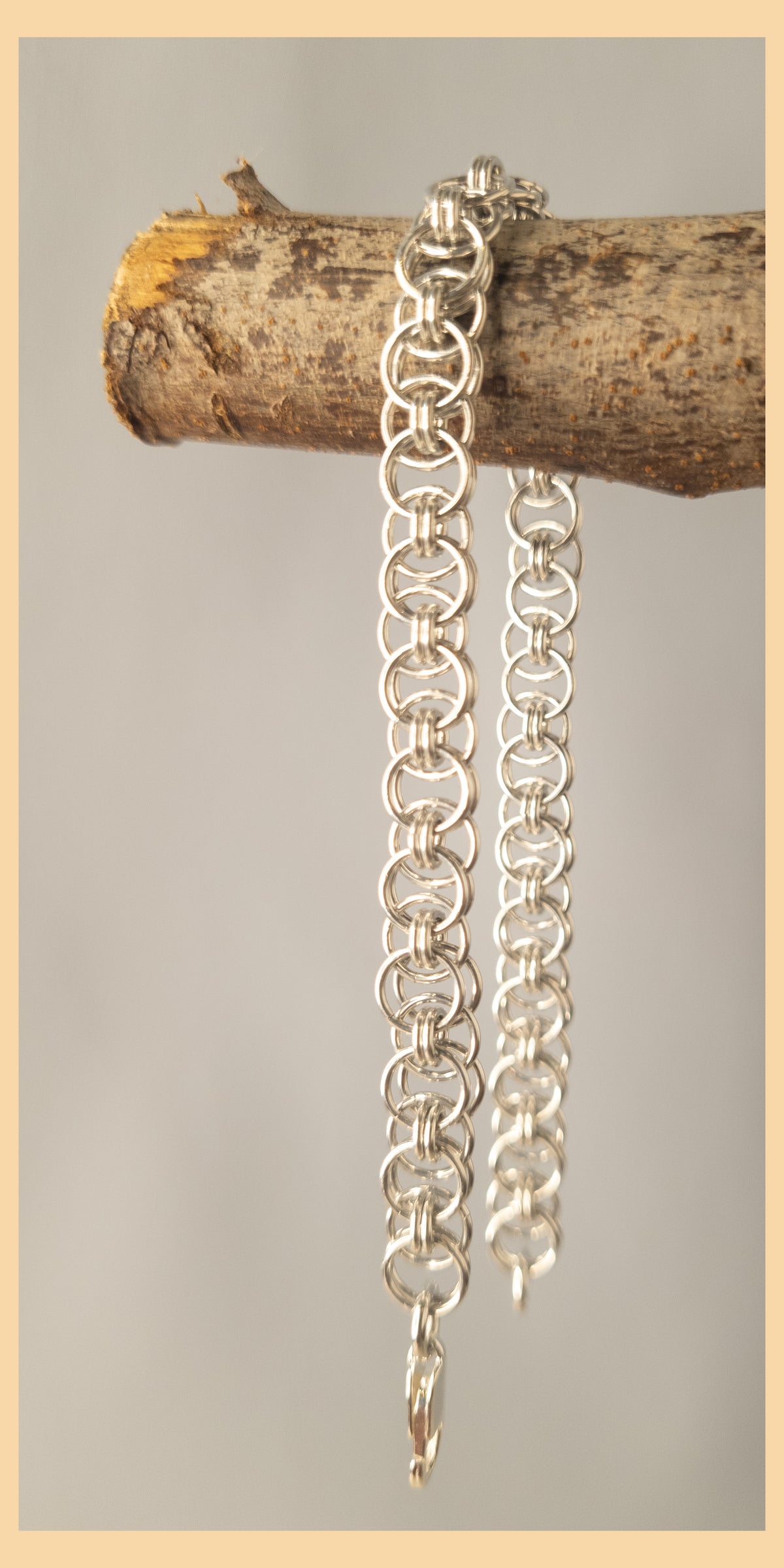 Chainmaille Helm Weave Bracelet