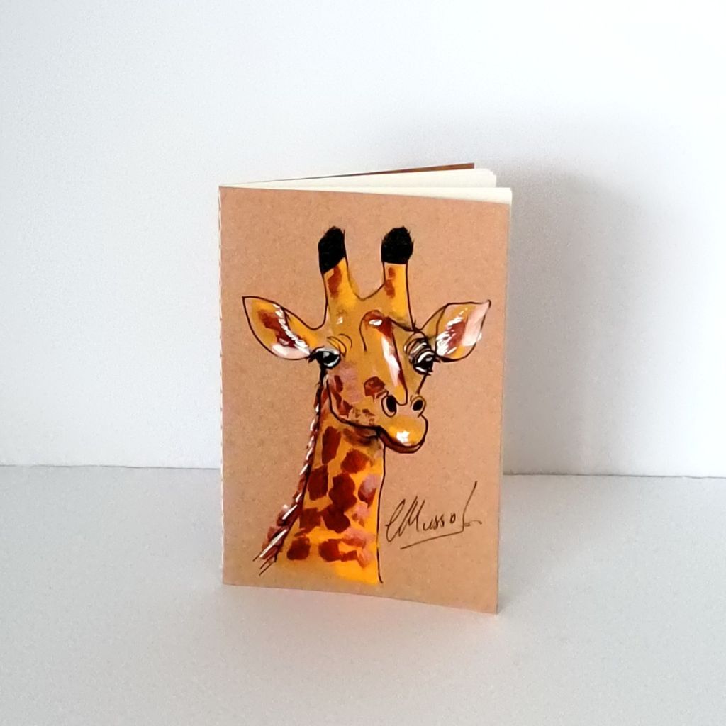 Safari Animal Handpainted Pocket Notebooks
