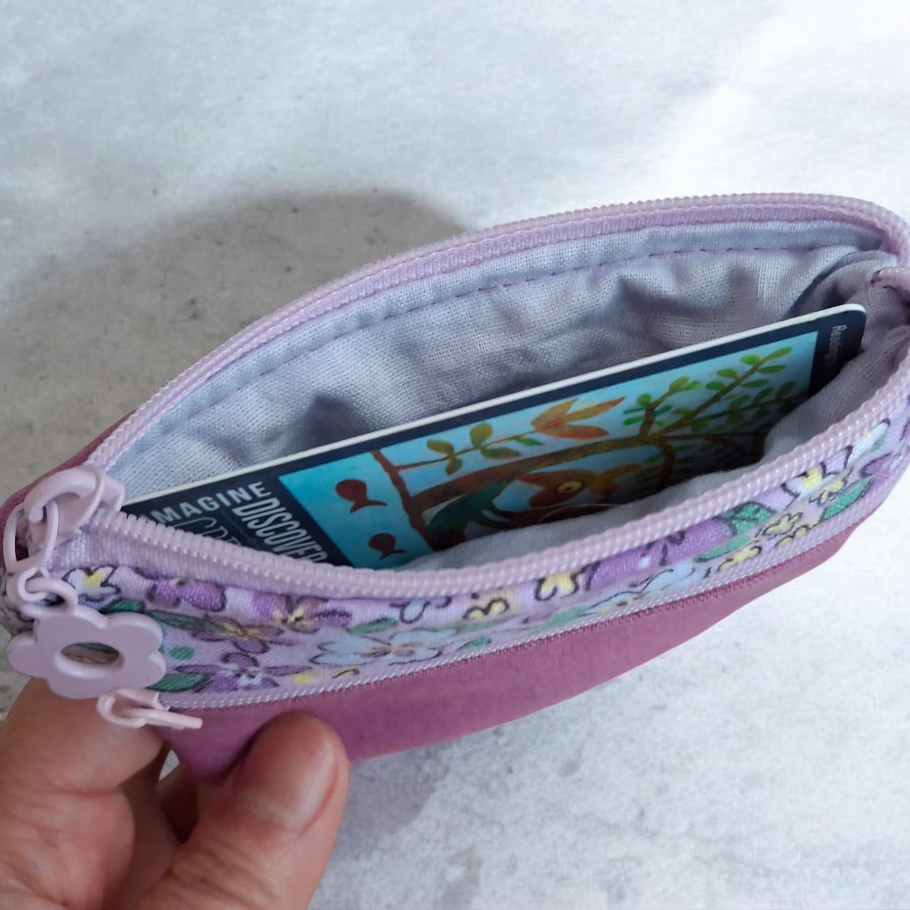 3-Zipper Coin Purse | Handmade Fabric Pouch | Custom Size Available