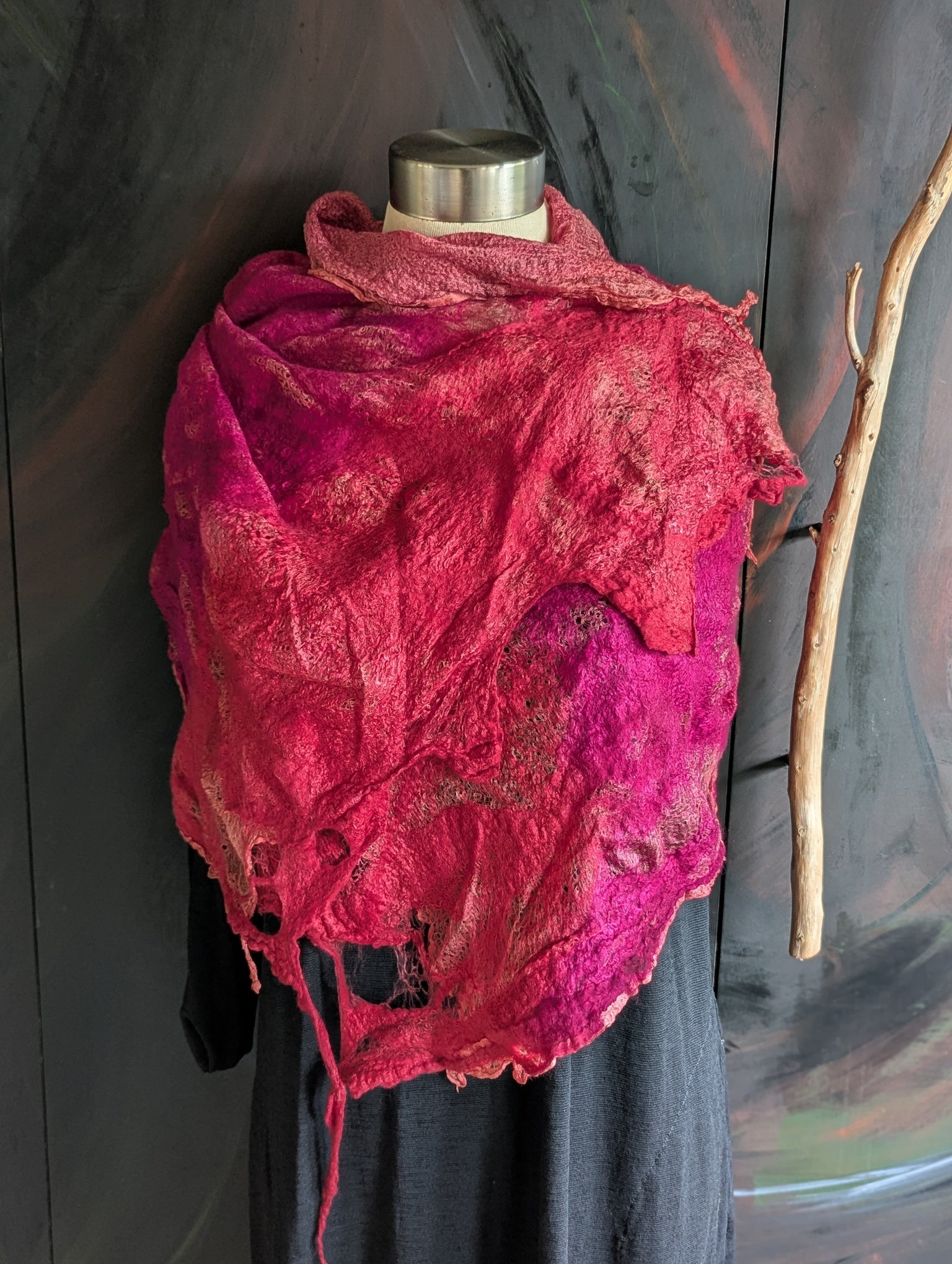 Shawl-Nuno Felt-Kiss Me-Merino and Silk