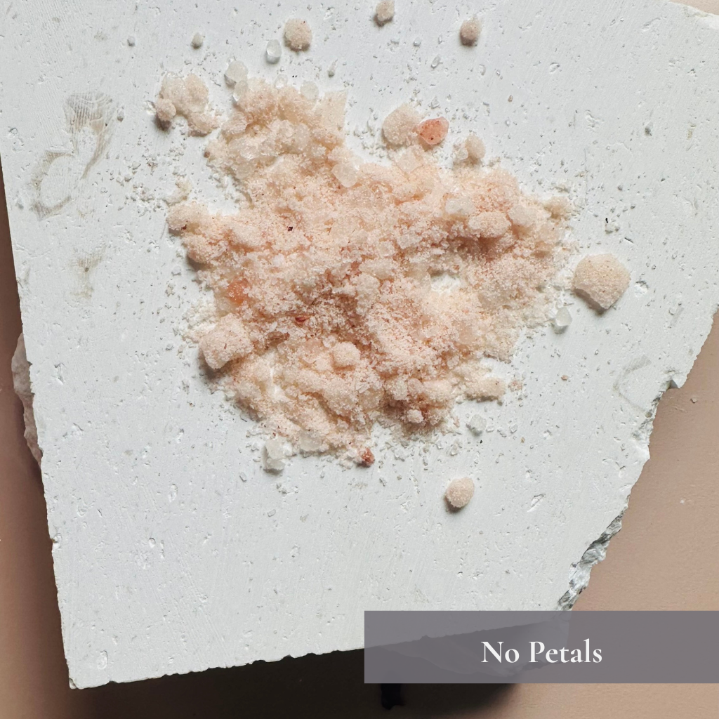 Rose Aura Bath Salt | Rose Geranium Botanical Mineral Bath Soak
