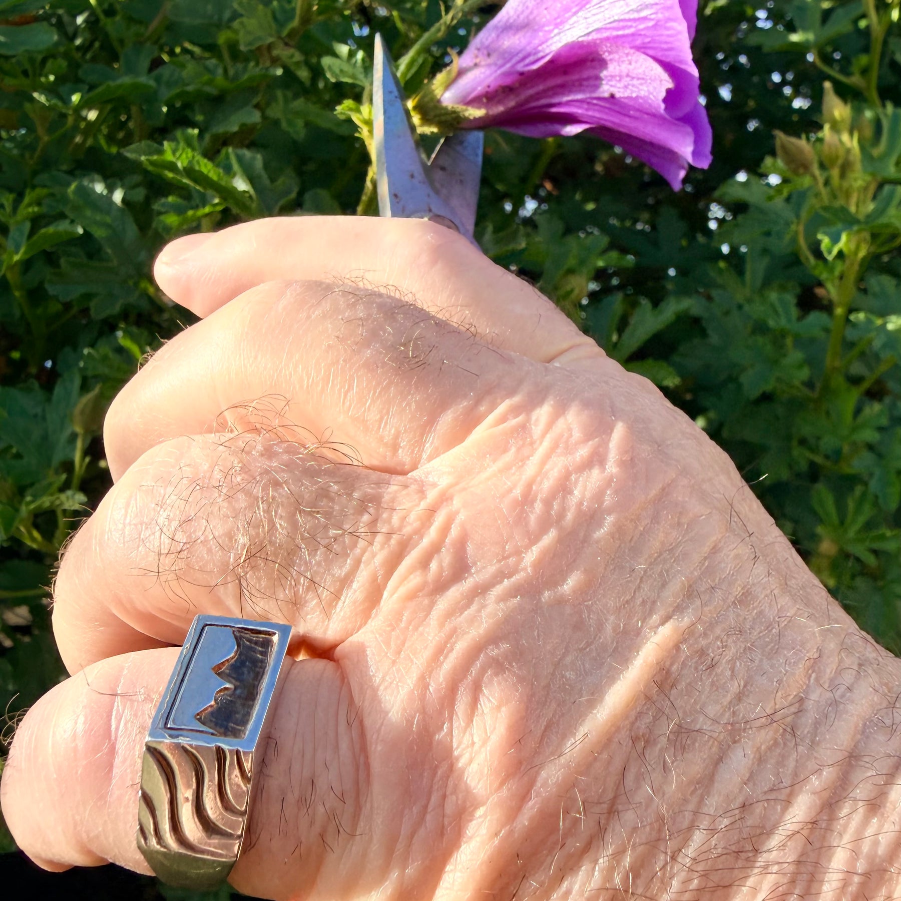 Mountain Waves Sterling Silver Ring