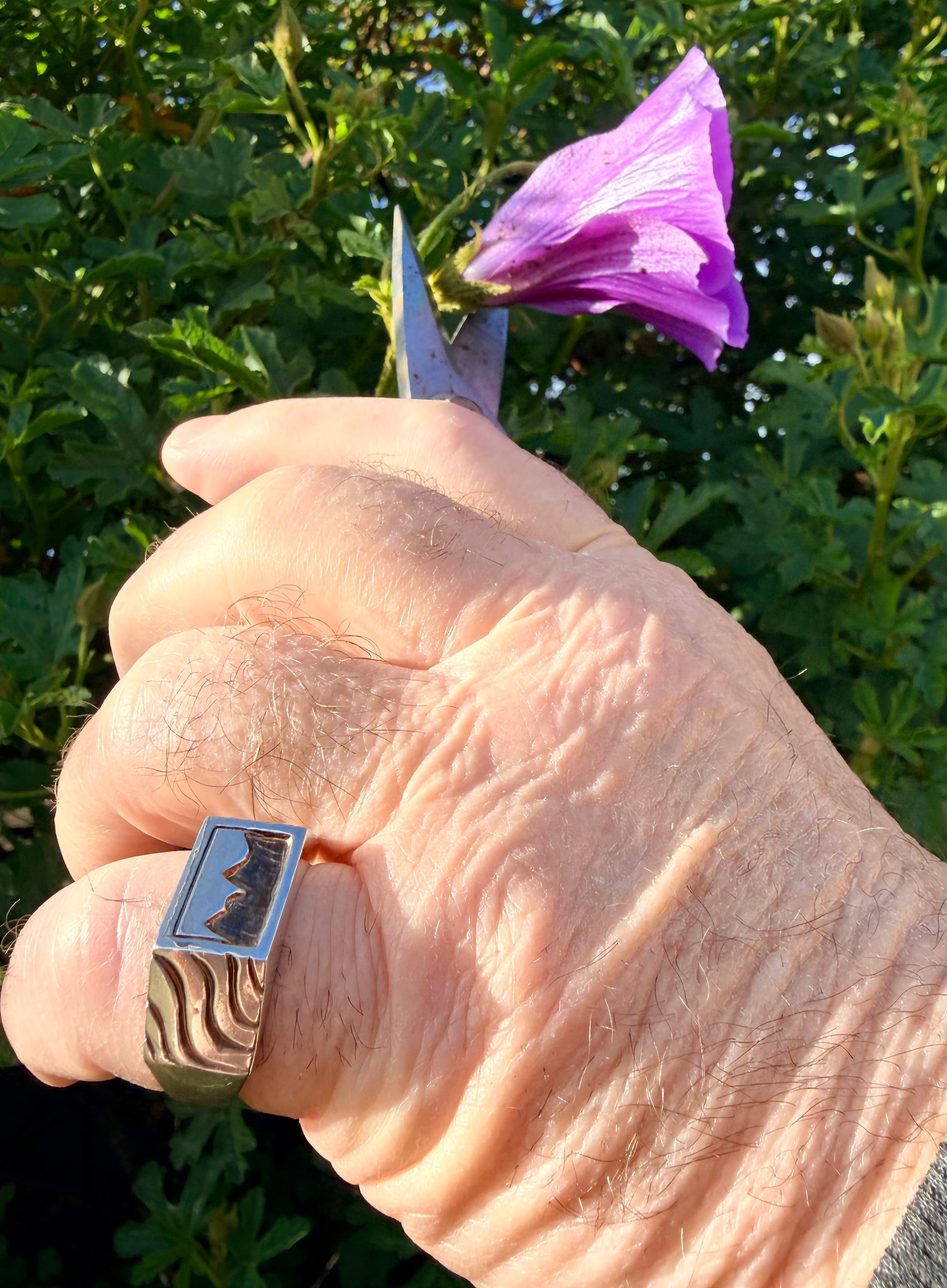 Mountain Waves Sterling Silver Ring