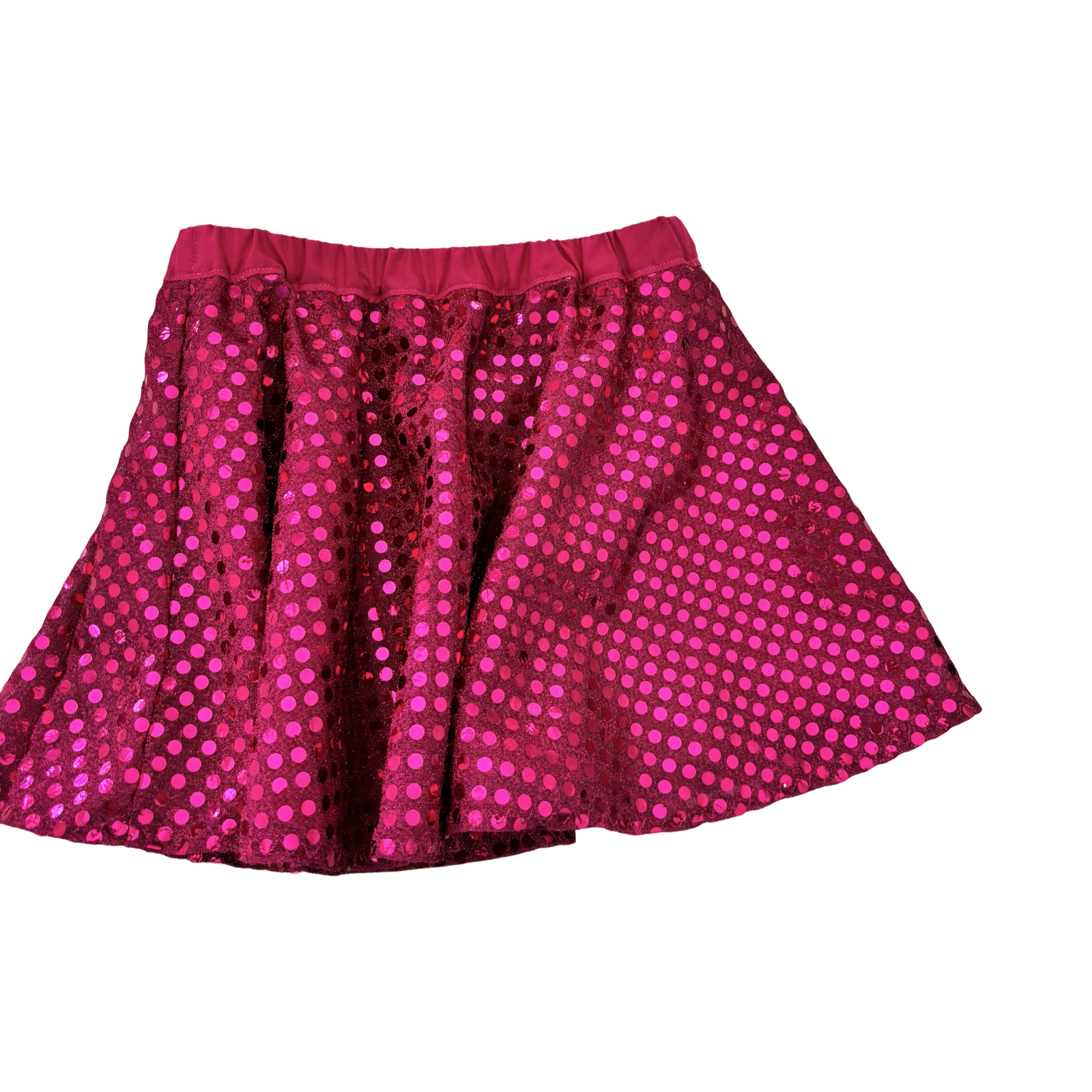 Pink sparkle sequin skirt