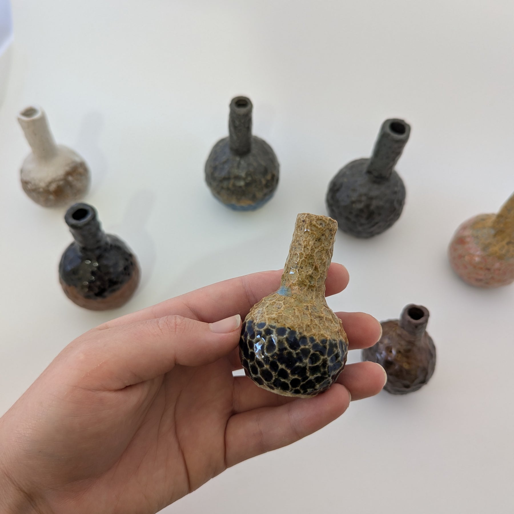 Mini Bubble Vase - Ornamental Ceramic Stoneware