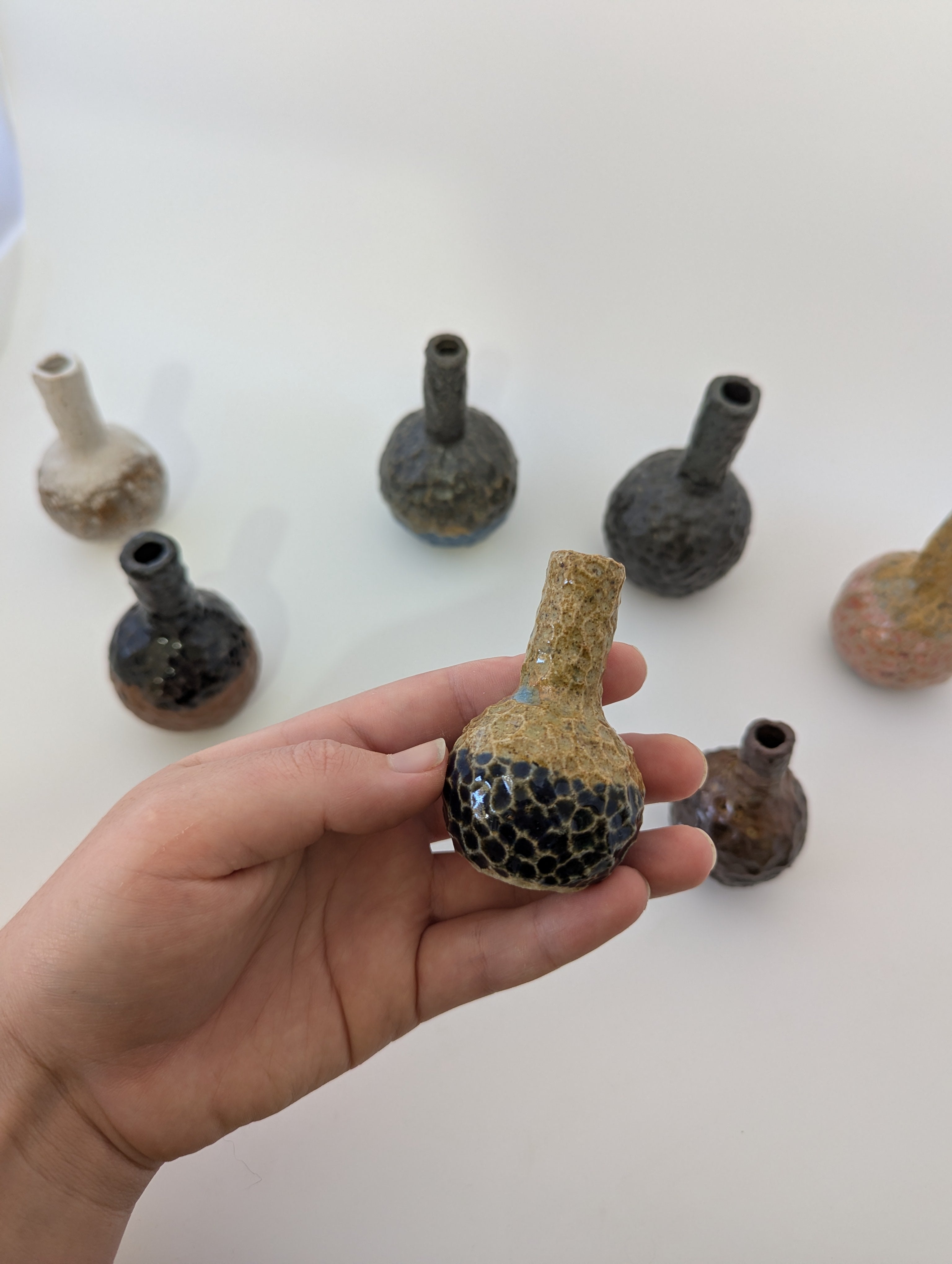 Mini Bubble Vase - Ornamental Ceramic Stoneware