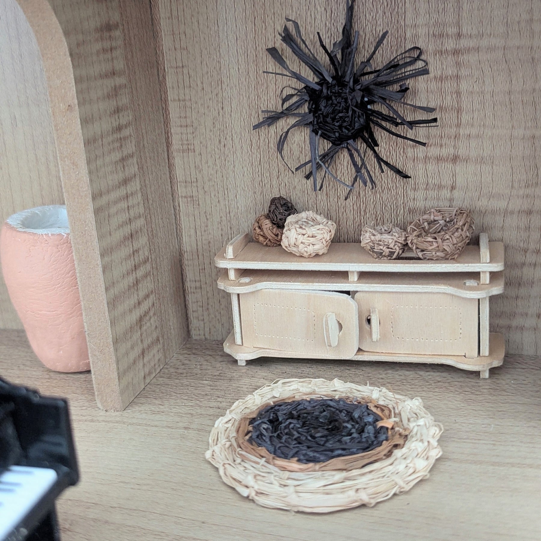 Miniatures Woven Doll House Decor | 7 piece set  Doll House Play Set