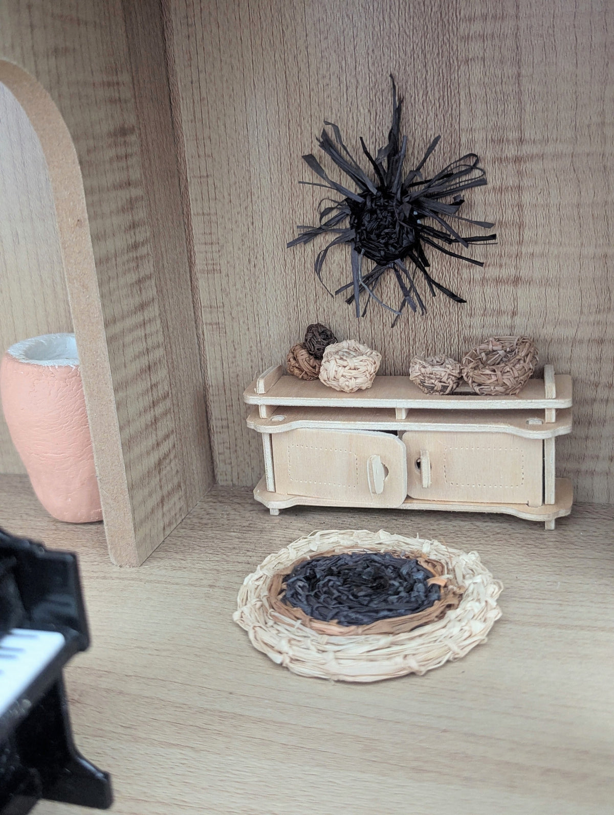Miniatures Woven Doll House Decor | 7 piece set  Doll House Play Set