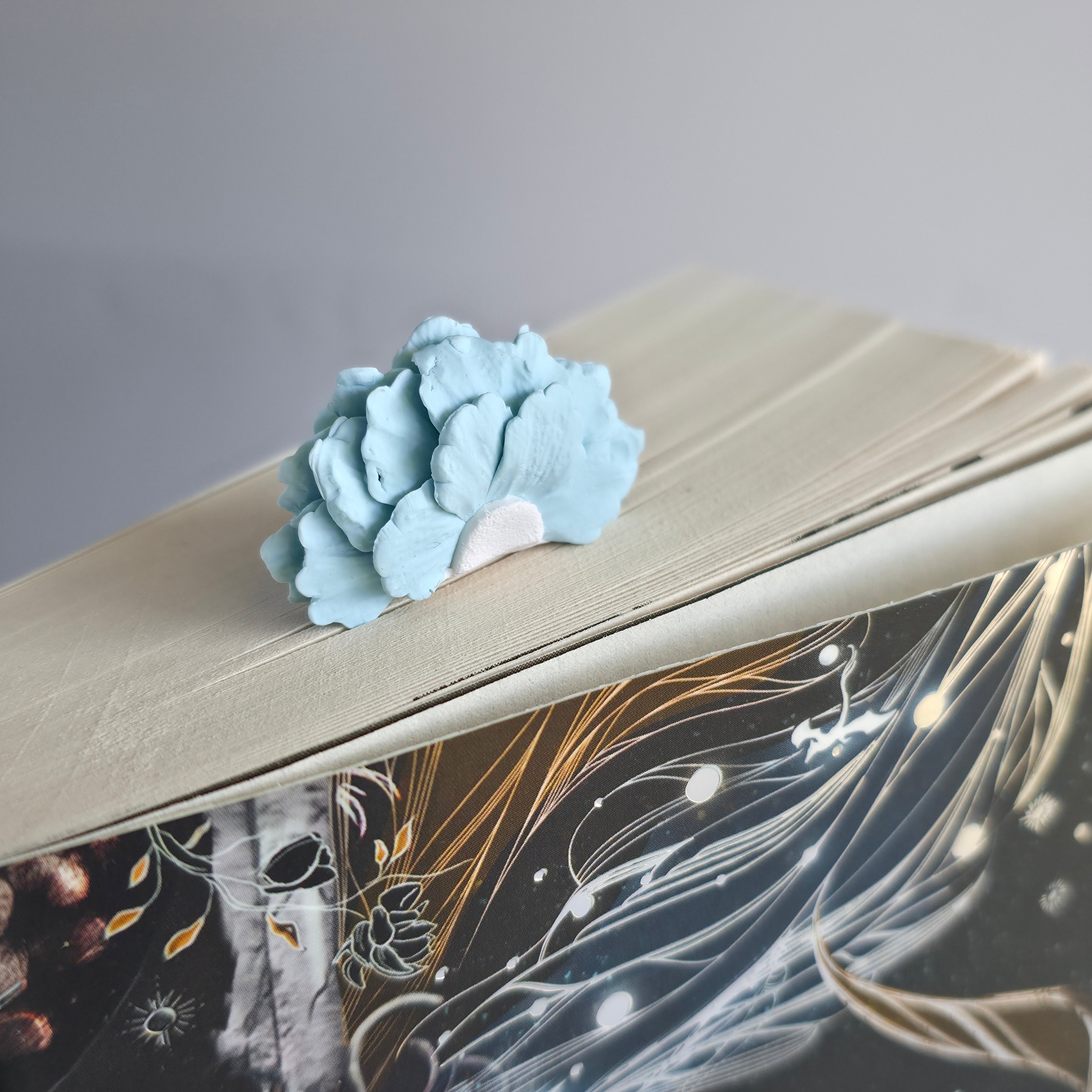 Secret Garden Bookmark | Polymer Clay Flower Bookmark | Book Lover Gift | Teacher Gift | Australian Made