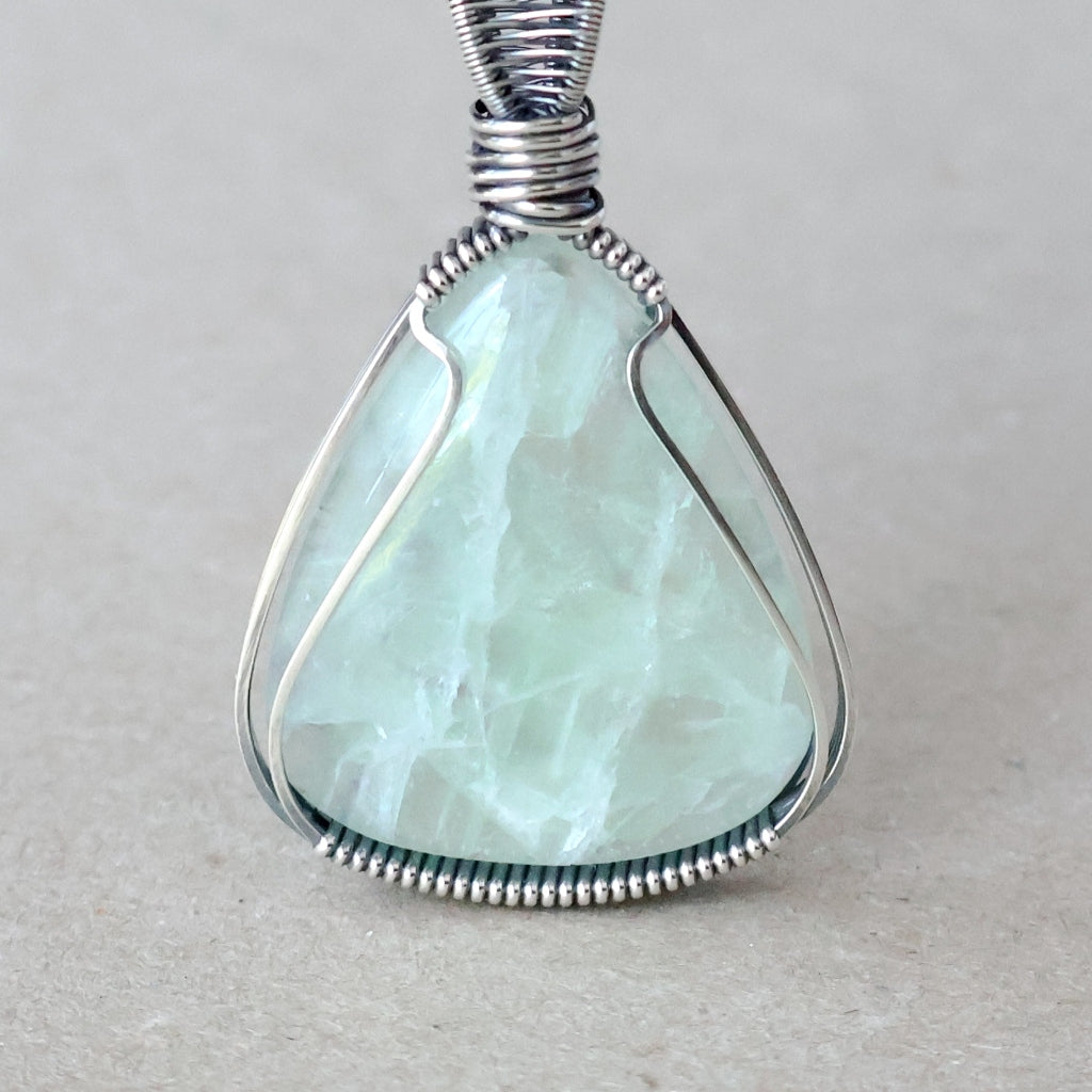 Handcrafted Fluorite Pendant - Talisman of Clear Thinking