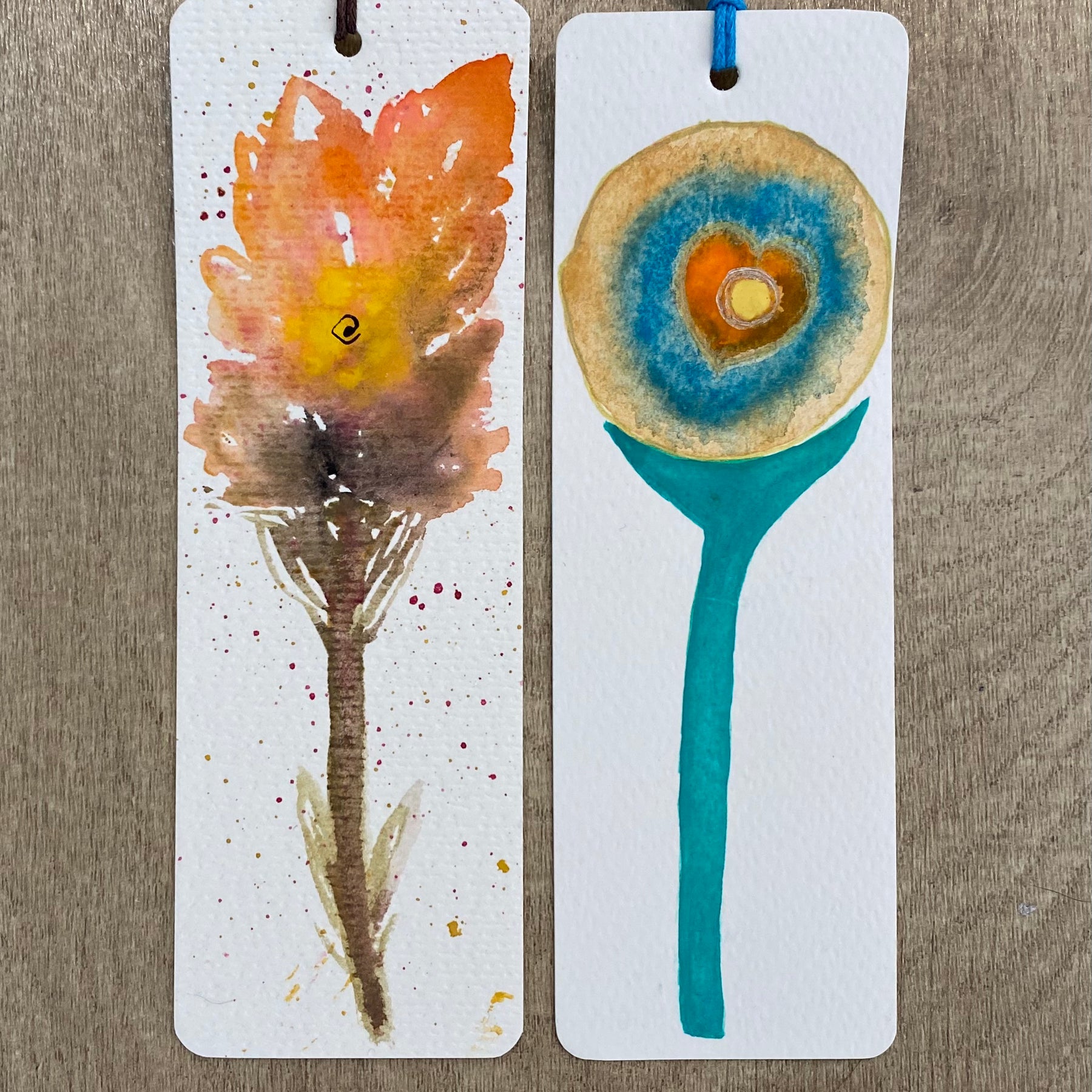 All Occasion Gift Bag – 6 Hand Painted Cards & Bookmarks plus a Pair of Earrings!