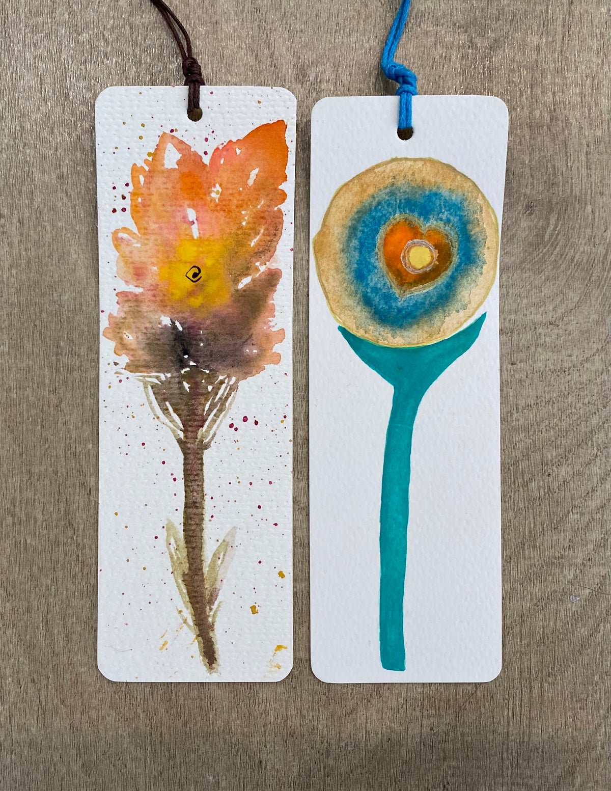 All Occasion Gift Bag – 6 Hand Painted Cards & Bookmarks plus a Pair of Earrings!