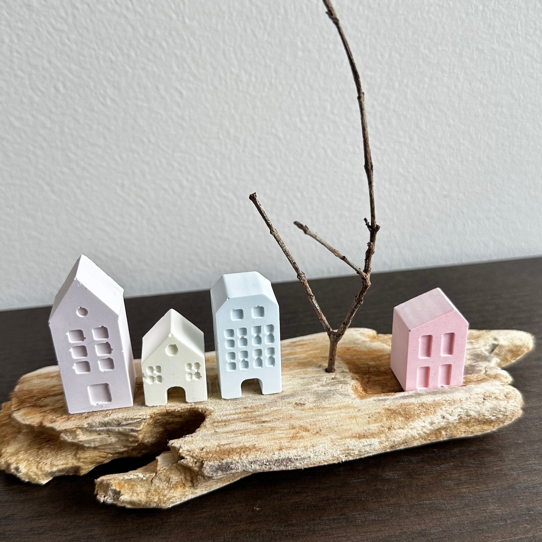 Tiny Driftwood Villages, Coastal Decor