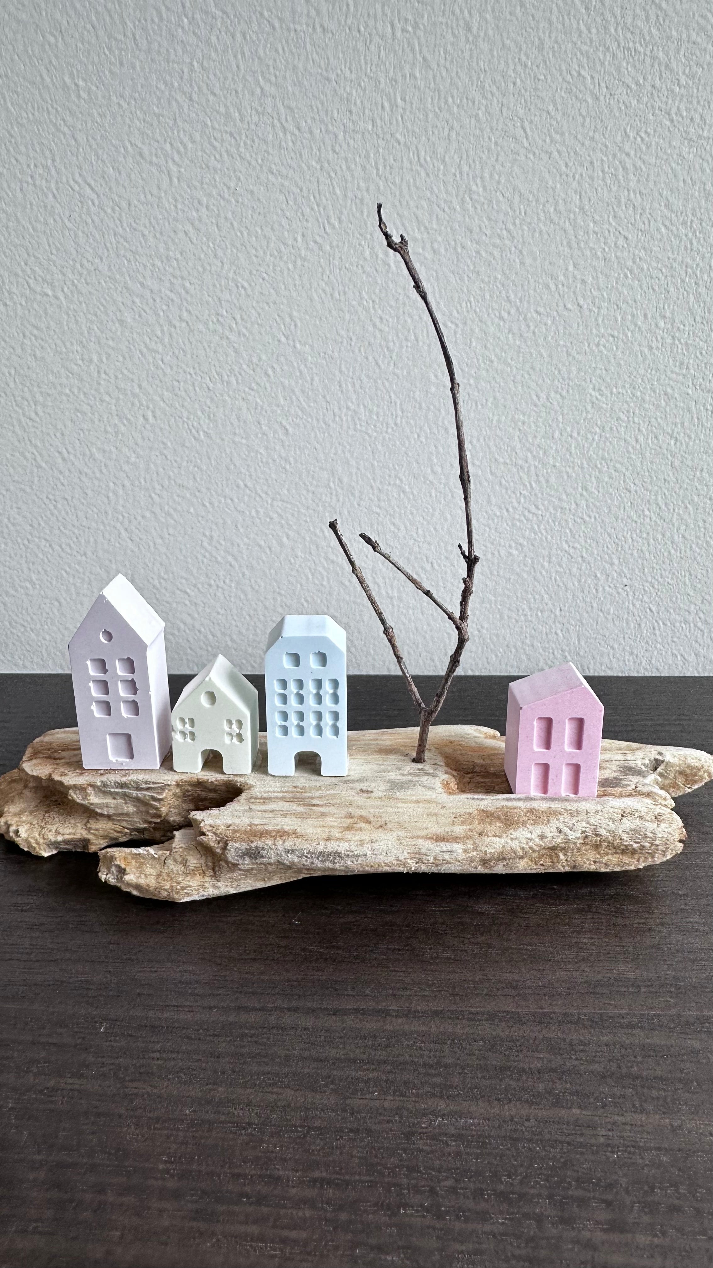 Tiny Driftwood Villages, Coastal Decor