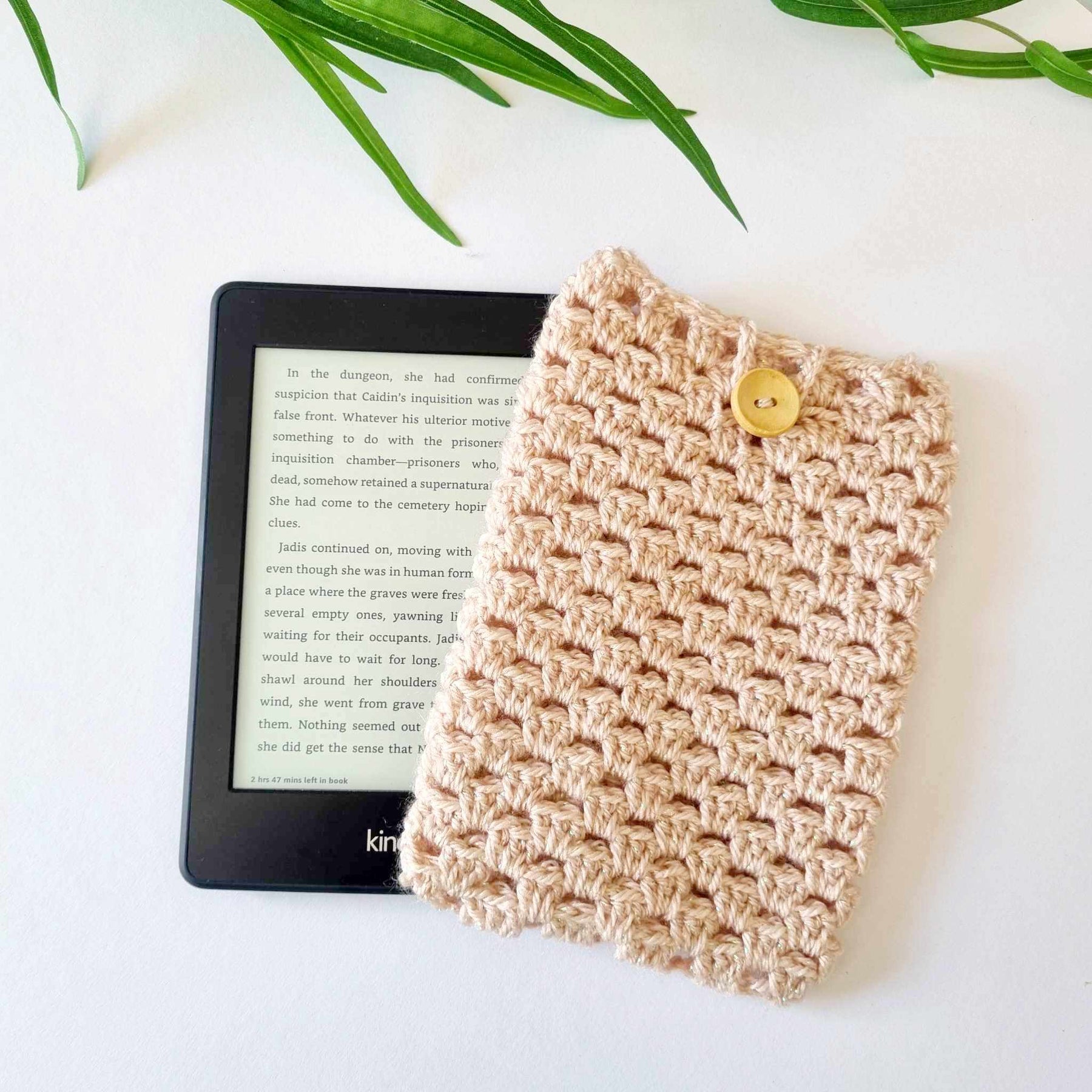 Crochet Kindle Sleeve | Various Colours