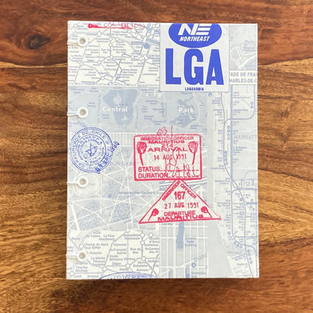 Lay Flat Travel Pocket Journal, Easy Carry Blank Book