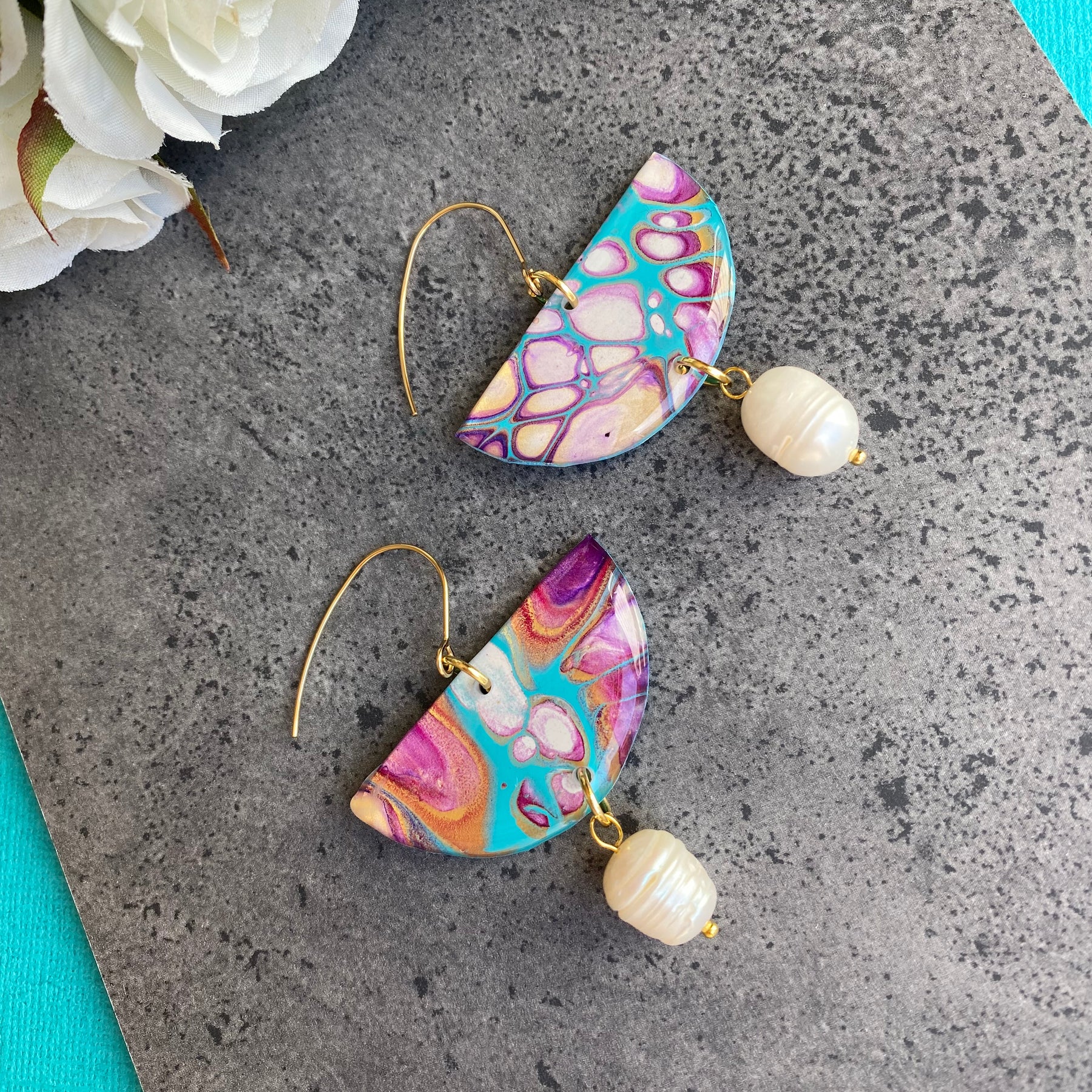Artisan Unique Colourful Lightweight Earrings