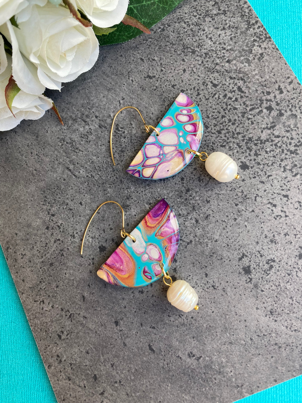 Artisan Unique Colourful Lightweight Earrings