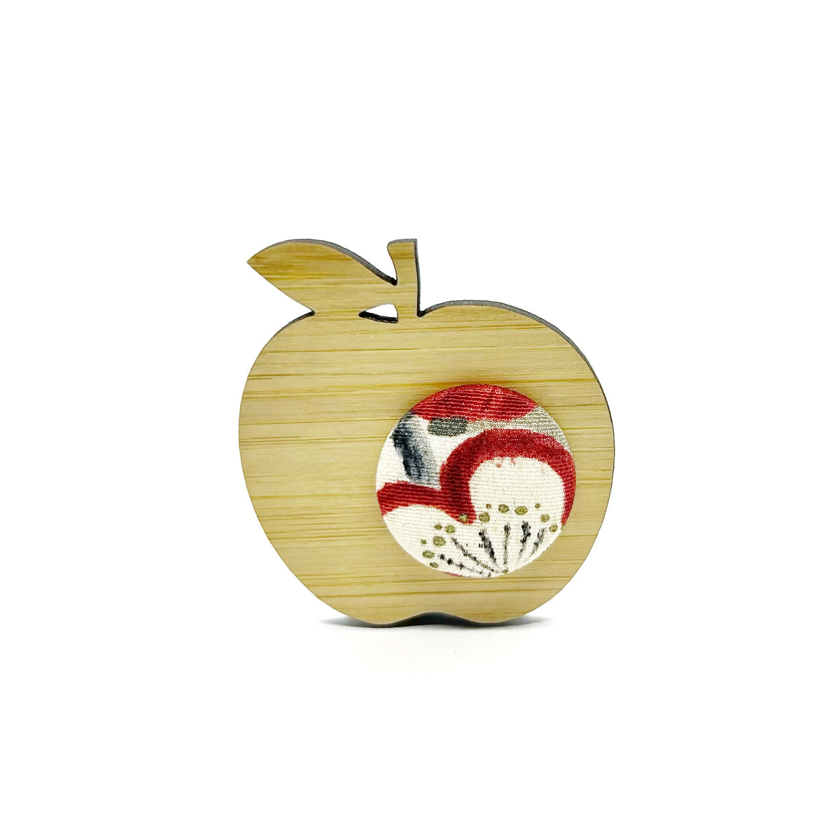 Kimono Apple Brooch