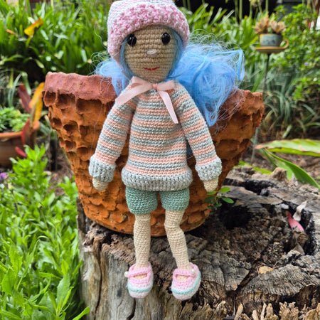 Crochet Handmade Teenage Doll Maddie