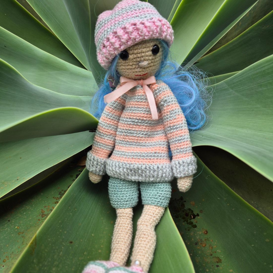 Crochet Handmade Teenage Doll Maddie