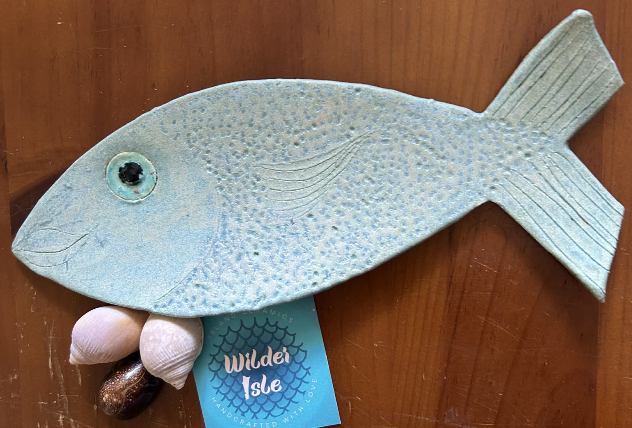 Spoon Fish Spoon Rest | Hand Built Fish