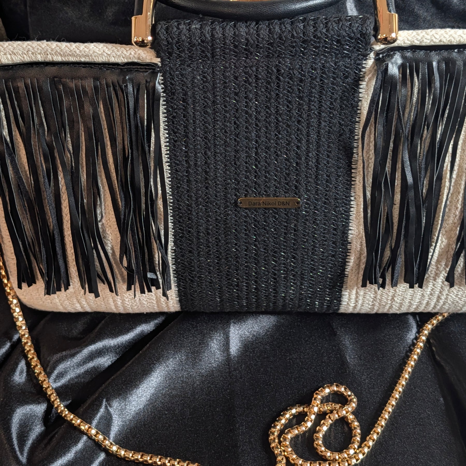 Fringe Medium Handmade Cotton Cord Tassel Handbag
