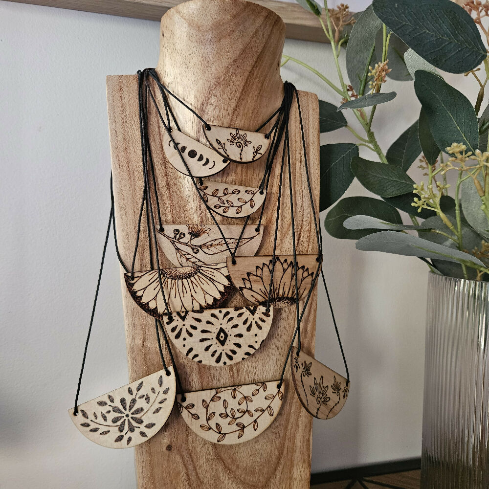 wooden necklaces - the katie collective - assorted