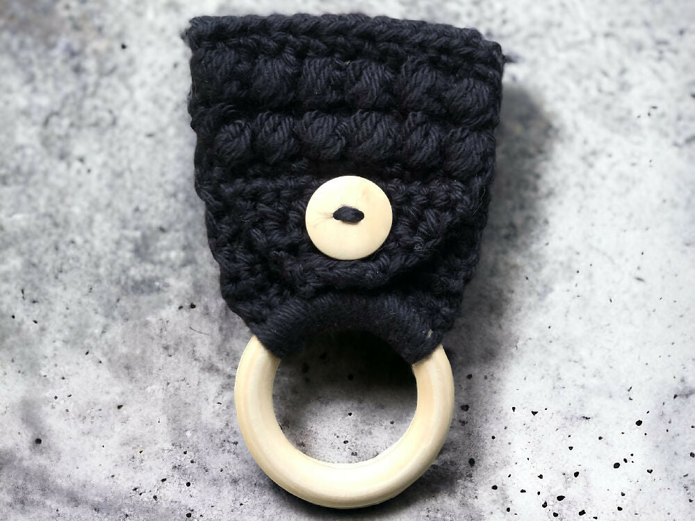 Towel Ring Black