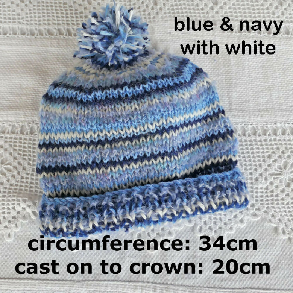 Beanies for babies and toddlers. "Colour Play." Bulk buy option.