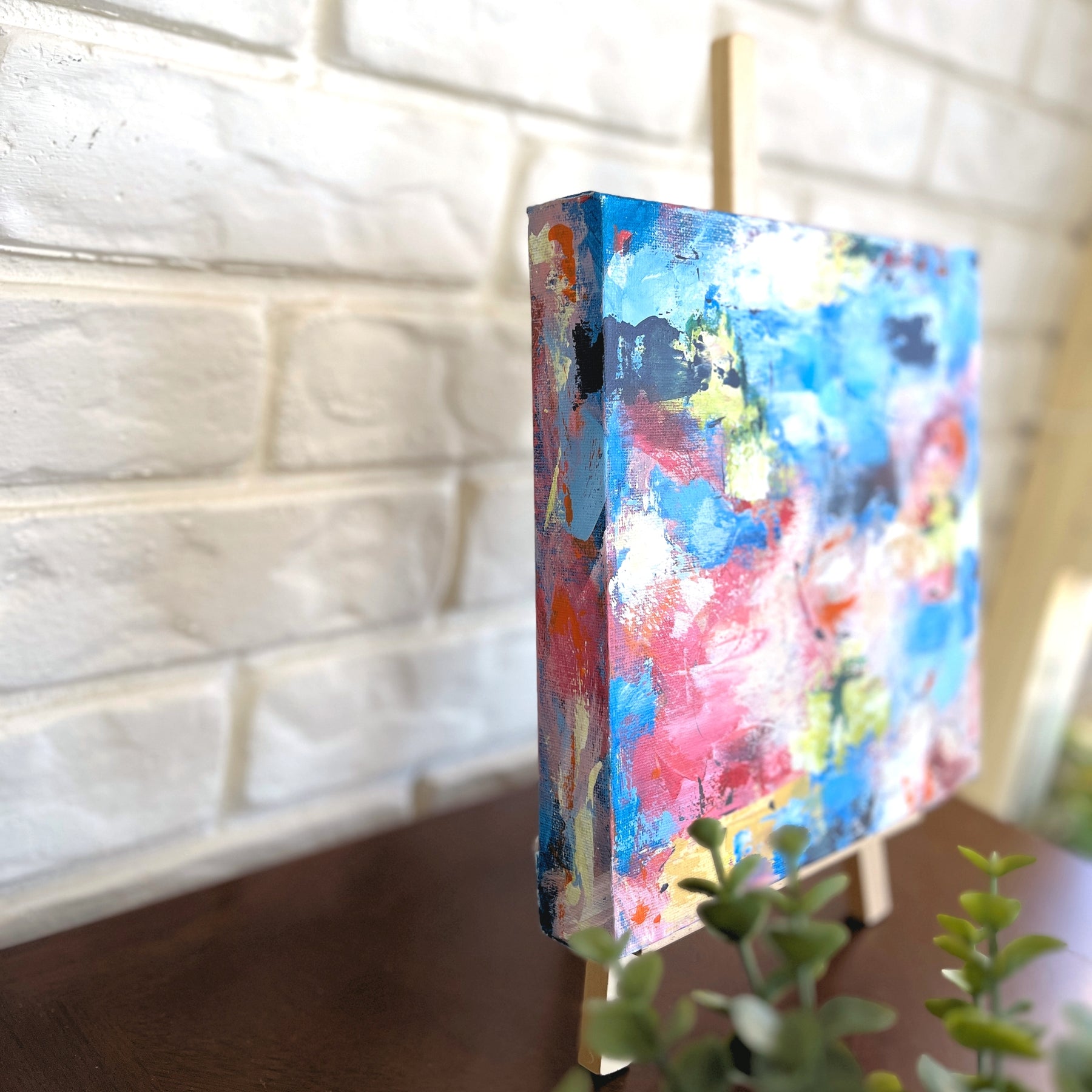 Wall Art Original Acrylic Abstract Painting "Soulmate of Rosalie"