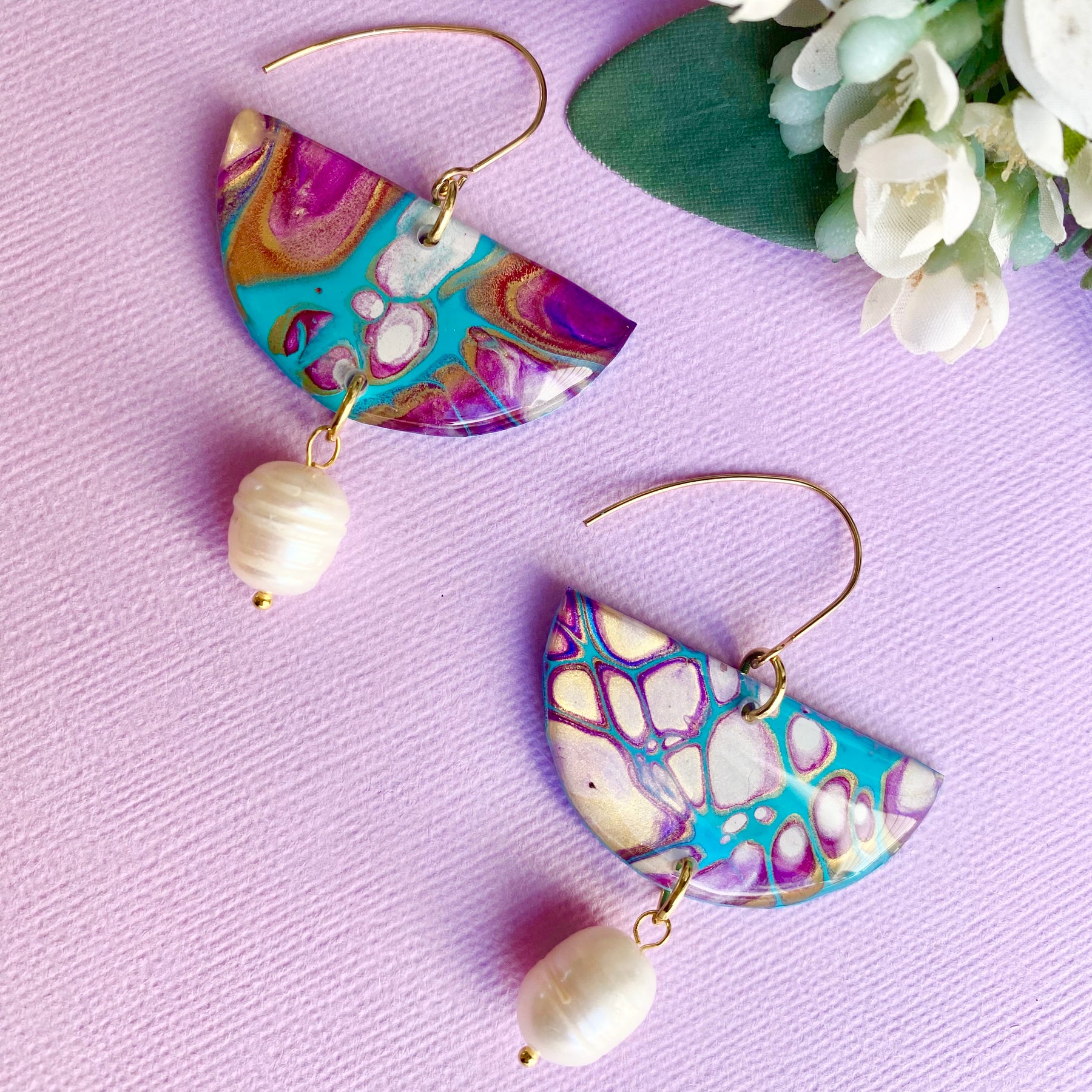 Artisan Unique Colourful Lightweight Earrings