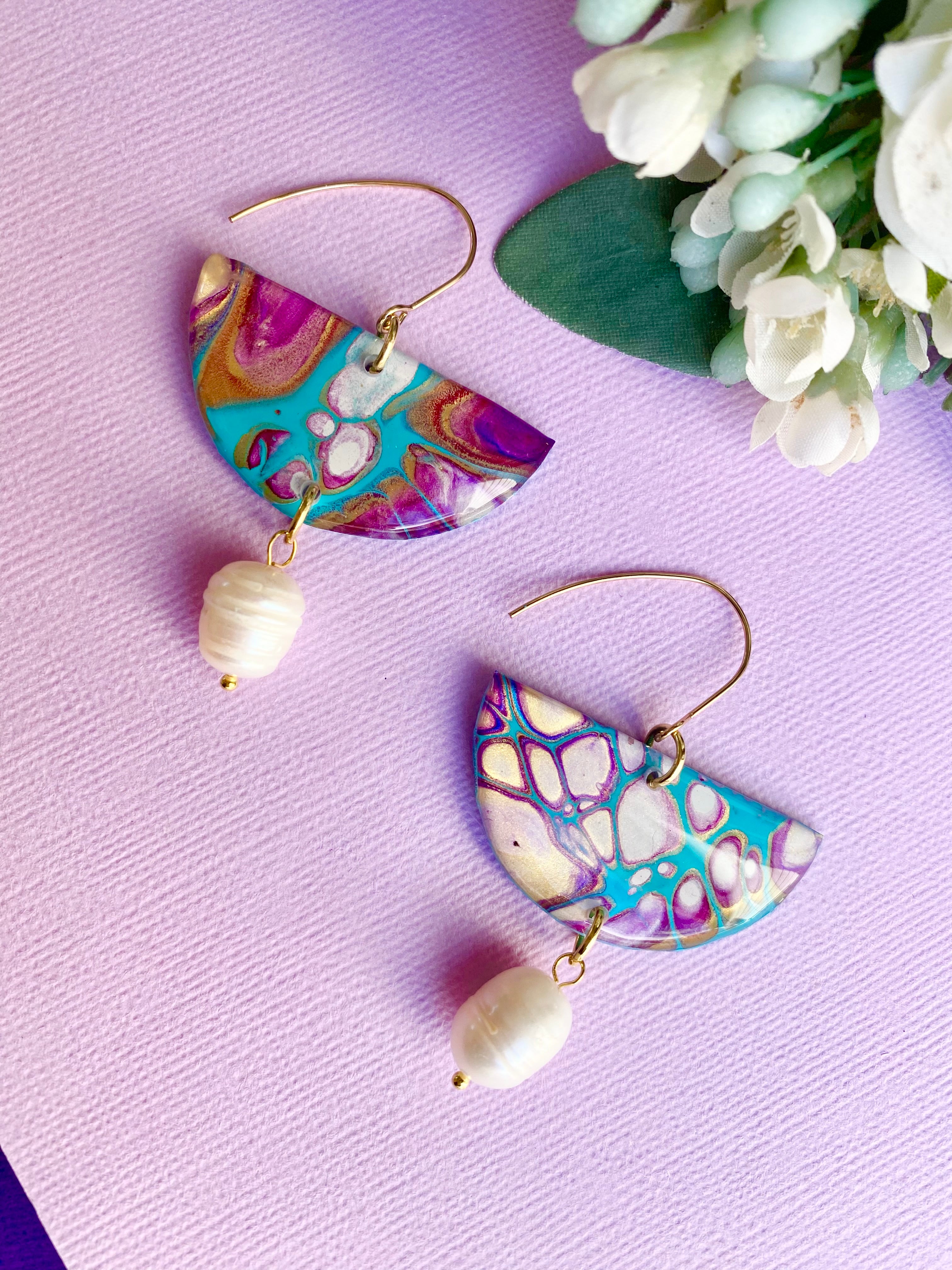 Artisan Unique Colourful Lightweight Earrings