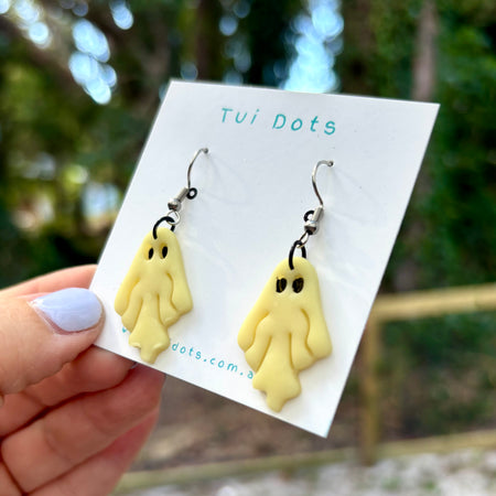 Ghost earrings - Halloween - Glow in the dark