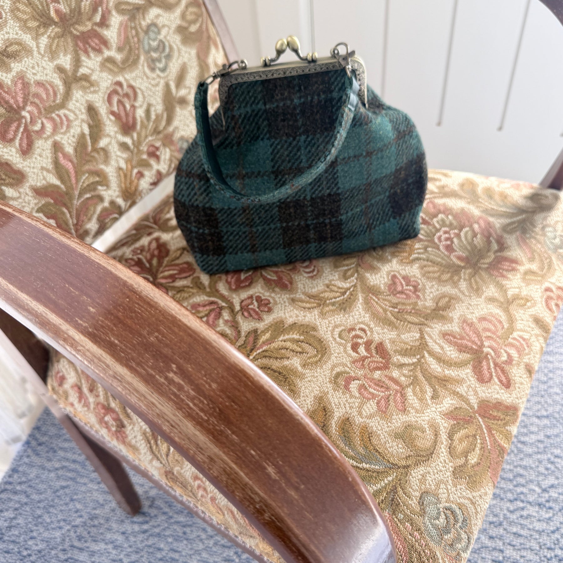 Check plaid handbag
