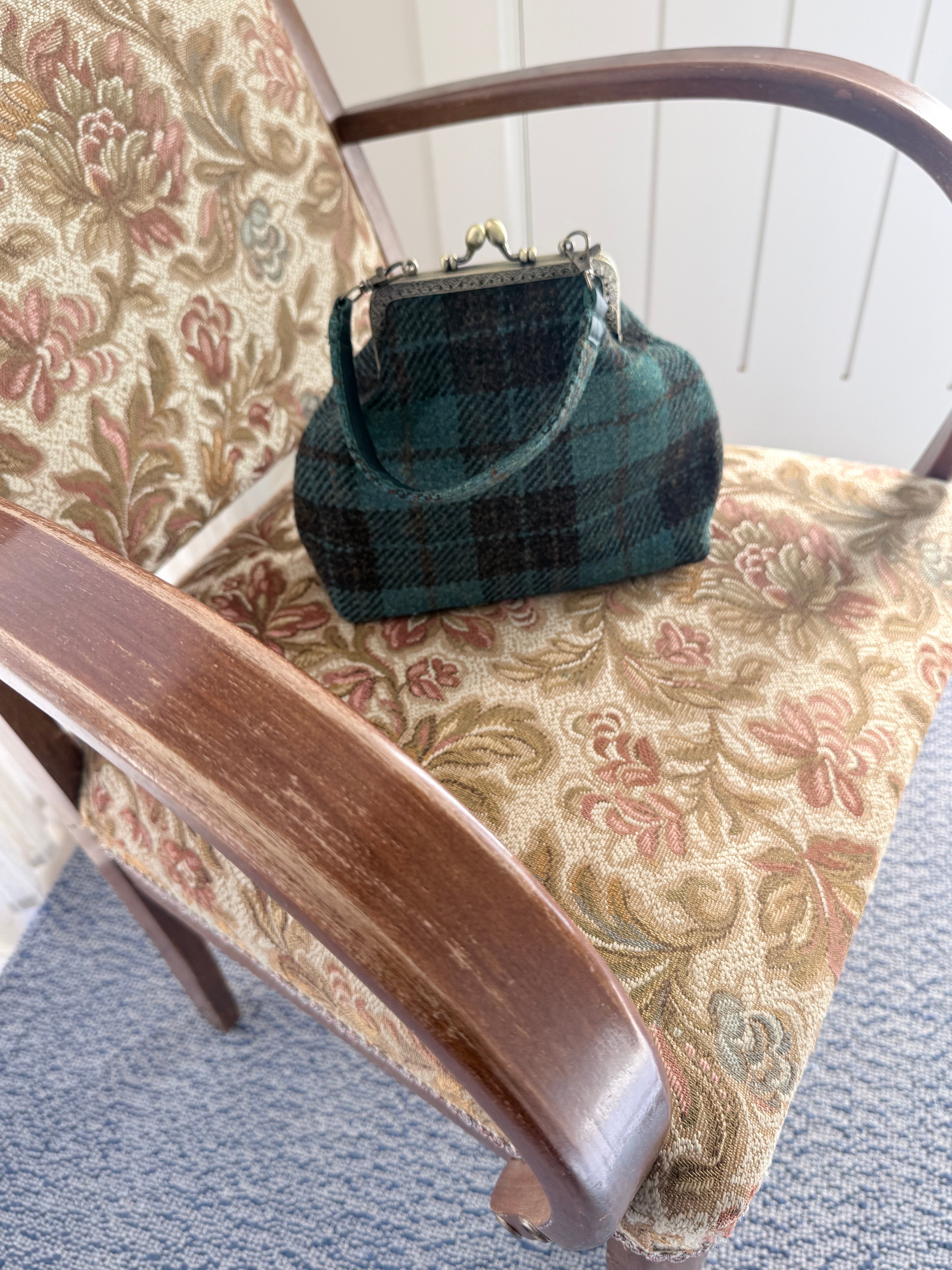Check plaid handbag